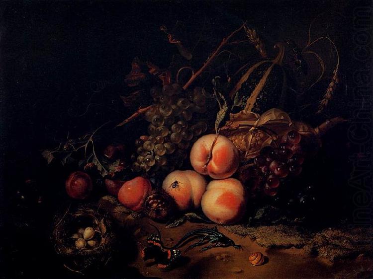 Still-Life with Fruit and Insects, Rachel Ruysch